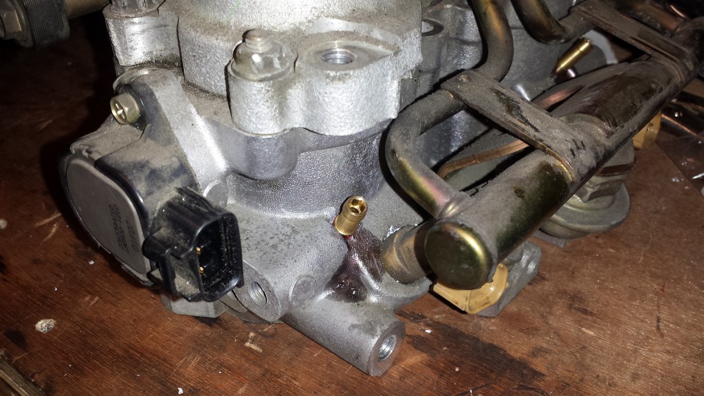 Subaru Forester Inlet manifold drilled for injector 